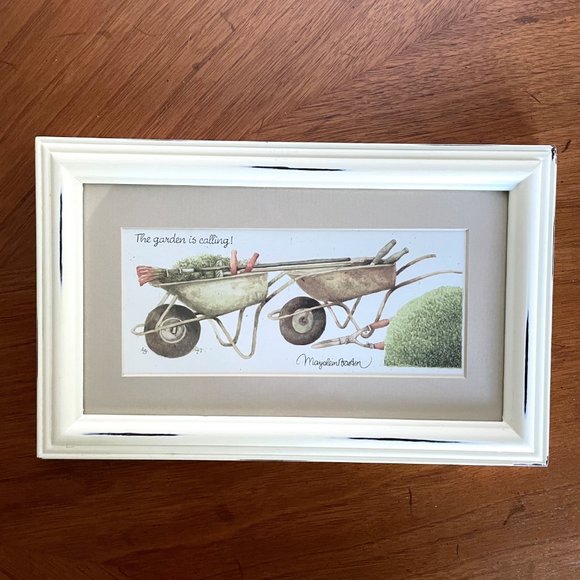 Hallmark Nature's Sketchbook by Marjolein Bastin Framed Print Garden is Calling - Picture 3 of 6